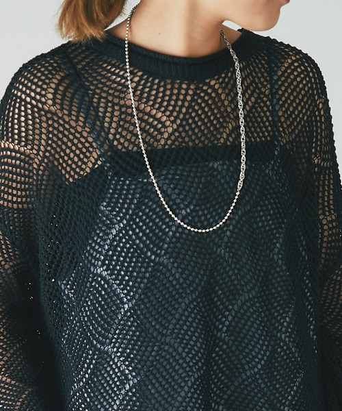 un dix cors（アンディコール）の「スクリューボールチェーンロングネックレス（ネックレス・レディース・ゴールド/シルバー・FREE）」の10枚目の写真