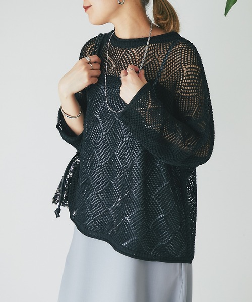 un dix cors（アンディコール）の「スクリューボールチェーンロングネックレス（ネックレス・レディース・ゴールド/シルバー・FREE）」の3枚目の写真