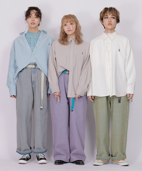 DOUBLE NAME（ダブルネーム）の「ウエスト調節カラーオーバーダイパンツ/ユニセックス（その他パンツ・レディース・グリーン/ピンク/ブルー・FREE）」の19枚目の写真