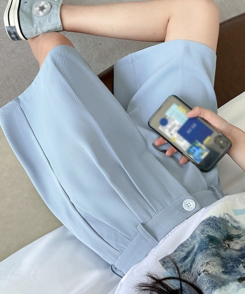 セール】5分丈 タックショートパンツ レディース（その他パンツ