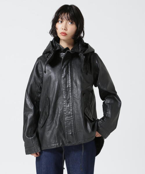 NCB neat caprice brand(エヌシービーニートカプリスブランド)の「NCB neat caprice brand(エヌシービーニートカプリスブランド) HOODED JACKET(その他アウター・レディース・グレー系その他3/その他/ブラック・S/M)」の2枚目の写真