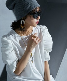 ＜大きいサイズ＞ ボリュームパフスリーブブラウス GEVS.