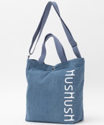 HusHusH ハッシュアッシュ ロゴ入りトートバッグ