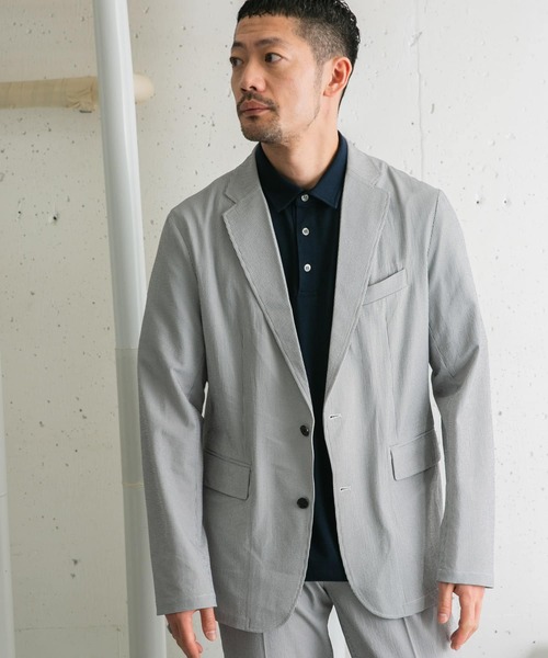 URBAN RESEARCH ROSSO MEN（アーバンリサーチロッソメン）の「『XLサイズあり』JAPAN FABRIC ポロシャツ（ポロシャツ・メンズ・ネイビー/ホワイト/チャコールグレー・MEDIUM/LARGE/X-LARGE）」の9枚目の写真