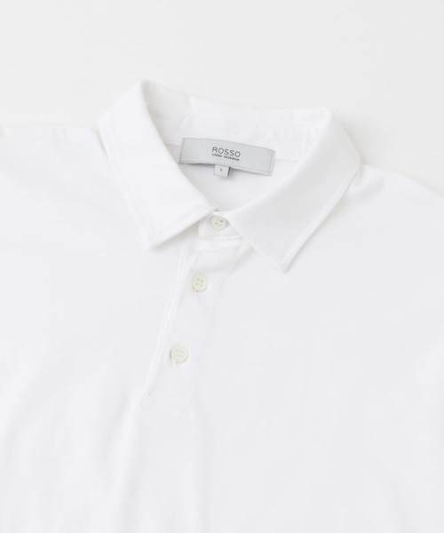 URBAN RESEARCH ROSSO MEN（アーバンリサーチロッソメン）の「『XLサイズあり』JAPAN FABRIC ポロシャツ（ポロシャツ・メンズ・ネイビー/ホワイト/チャコールグレー・MEDIUM/LARGE/X-LARGE）」の16枚目の写真