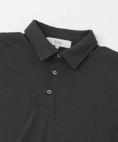 URBAN RESEARCH ROSSO MEN（アーバンリサーチロッソメン）の「『XLサイズあり』JAPAN FABRIC ポロシャツ（ポロシャツ・メンズ・ネイビー/ホワイト/チャコールグレー・MEDIUM/LARGE/X-LARGE）」の17枚目の写真