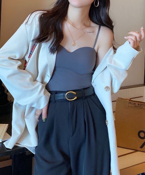 新品タグ付き♥️シャネル カメリア 付き キャミソール CHANEL - 美品 シャネル カメリア ココマーク ロゴ ゴールド金具