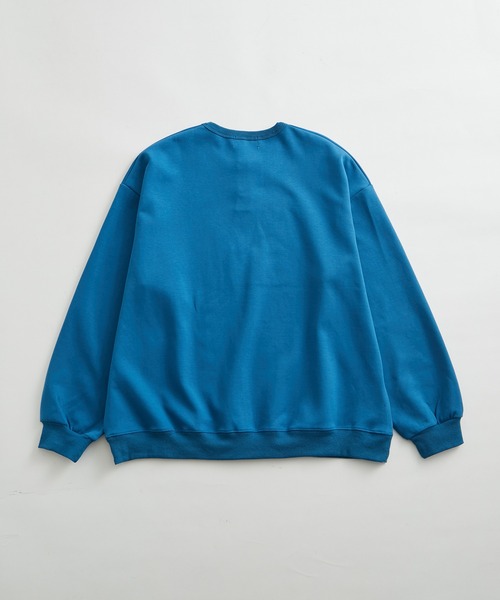 ADAM ET ROPE'（アダムエロペ）の「【WEB限定】ヘビーウェイト ヘンリーネック ロングスリーブ Tシャツ / ルーズシルエット / ロングシーズン着用可能 / ユニセックス（Tシャツ/カットソー・メンズ・マスタード/ブラック/ブルー系その他4・L/M）」の9枚目の写真