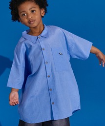 PAIRMANON STREET | 【PAIRMANON STREET】アソート 半袖 布帛 ワンポイント 刺繍 シャツ(シャツ/ブラウス)