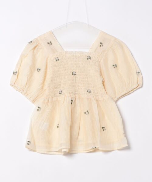 flower（フラワー）の「タイニーブーケブラウス（シャツ/ブラウス・レディース・ブルー/アイボリー・FREE）」の20枚目の写真