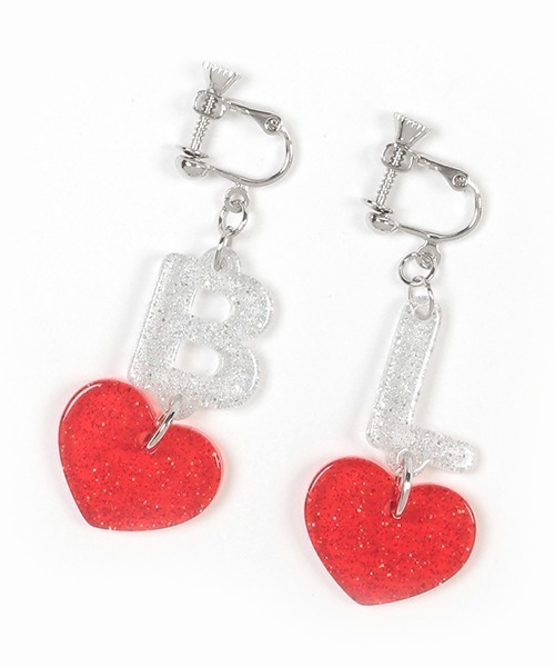 by LOVEiT(バイラビット)の「BLロゴイヤリング(イヤリング・キッズ・ブラック/ブルー/ホワイト・FREE)」の1枚目の写真