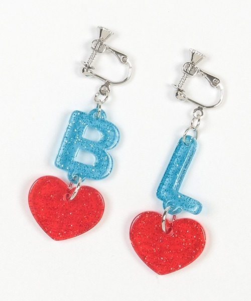 by LOVEiT(バイラビット)の「BLロゴイヤリング(イヤリング・キッズ・ブラック/ブルー/ホワイト・FREE)」の3枚目の写真