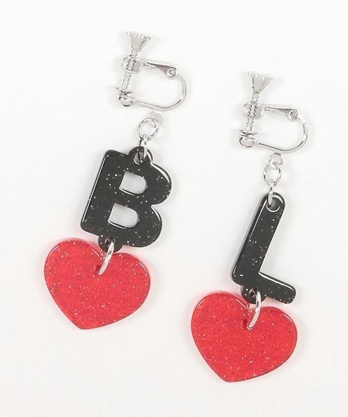 by LOVEiT(バイラビット)の「BLロゴイヤリング(イヤリング・キッズ・ブラック/ブルー/ホワイト・FREE)」の2枚目の写真