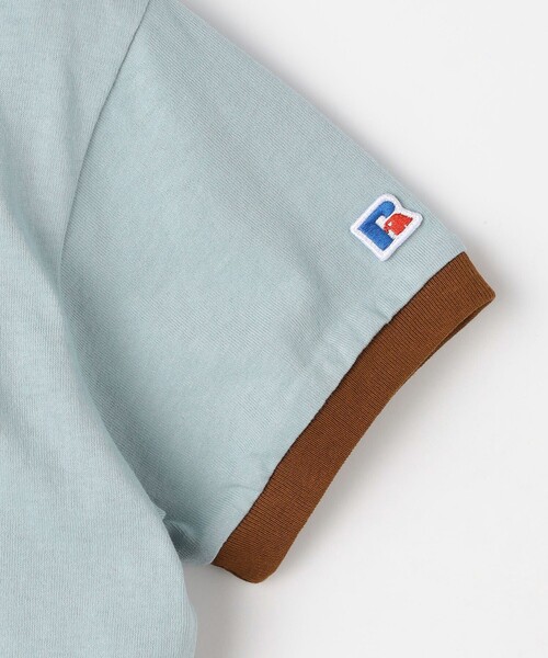 Russell Athletic(ラッセルアスレティック)の「【別注】<RUSSELL ATHLETIC>プリント リンガー Tシャツ 100cm-130cm(Tシャツ/カットソー・キッズ・ライトブルー/ネイビー/ホワイト・120cm/130cm/110cm/100cm)」の6枚目の写真