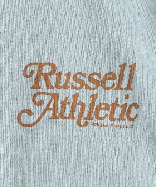 Russell Athletic(ラッセルアスレティック)の「【別注】<RUSSELL ATHLETIC>プリント リンガー Tシャツ 100cm-130cm(Tシャツ/カットソー・キッズ・ライトブルー/ネイビー/ホワイト・120cm/130cm/110cm/100cm)」の8枚目の写真