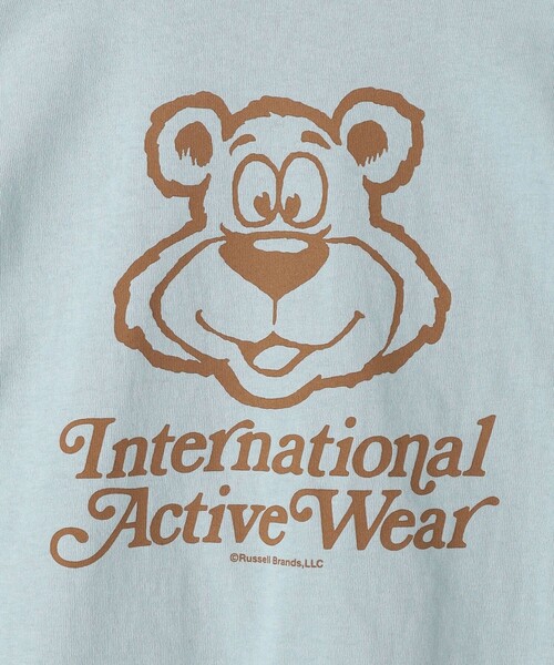 Russell Athletic(ラッセルアスレティック)の「【別注】<RUSSELL ATHLETIC>プリント リンガー Tシャツ 100cm-130cm(Tシャツ/カットソー・キッズ・ライトブルー/ネイビー/ホワイト・120cm/130cm/110cm/100cm)」の9枚目の写真