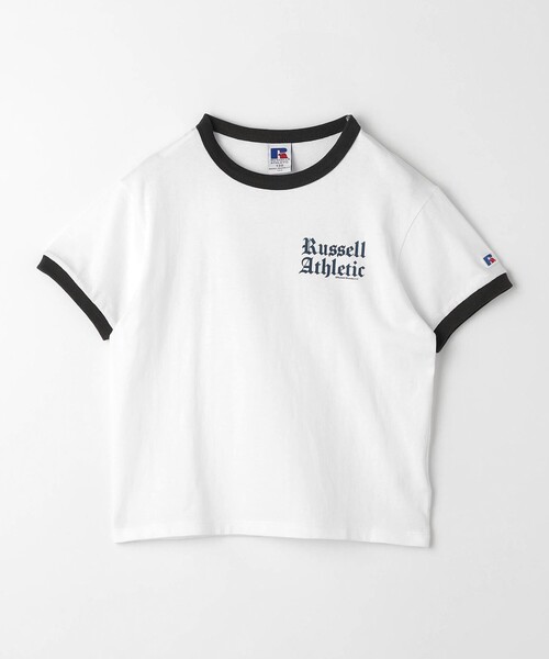 Russell Athletic(ラッセルアスレティック)の「【別注】<RUSSELL ATHLETIC>プリント リンガー Tシャツ 100cm-130cm(Tシャツ/カットソー・キッズ・ライトブルー/ネイビー/ホワイト・120cm/130cm/110cm/100cm)」の11枚目の写真