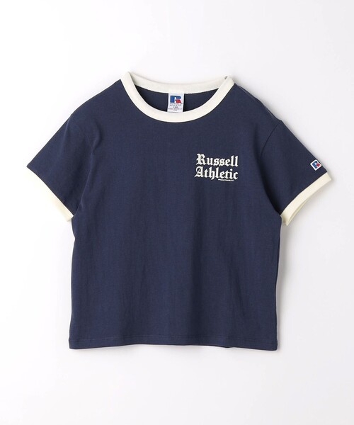 Russell Athletic(ラッセルアスレティック)の「【別注】<RUSSELL ATHLETIC>プリント リンガー Tシャツ 100cm-130cm(Tシャツ/カットソー・キッズ・ライトブルー/ネイビー/ホワイト・120cm/130cm/110cm/100cm)」の14枚目の写真