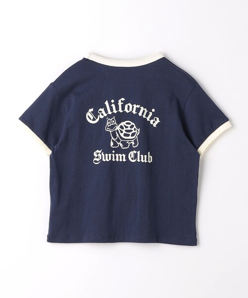 Russell Athletic(ラッセルアスレティック)の「【別注】<RUSSELL ATHLETIC>プリント リンガー Tシャツ 100cm-130cm(Tシャツ/カットソー・キッズ・ライトブルー/ネイビー/ホワイト・120cm/130cm/110cm/100cm)」の15枚目の写真