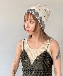 SANSeLF | ペイズリーニットビーニー【SANSeLF】sana24s002(ニットキャップ/ビーニー)