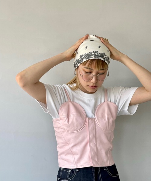 SANSeLF(サンセルフ)の「ペイズリーニットビーニー【SANSeLF】sana24s002(ニットキャップ/ビーニー・レディース・ブラック系その他・FREE)」の9枚目の写真