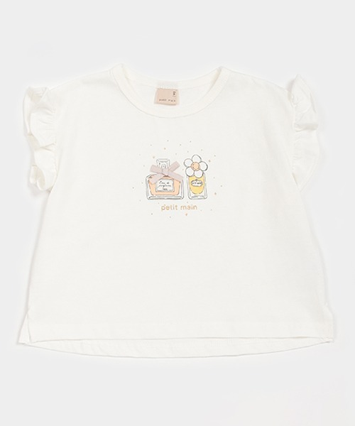 petit main（プティマイン）の「【プティプラ】GIRLS半袖Tシャツ２（Tシャツ/カットソー・キッズ・ライトブルー/ブラック/ライトピンク/オフホワイト・80ｃｍ/90cm/100cm/120cm/130cm/110cm）」の14枚目の写真