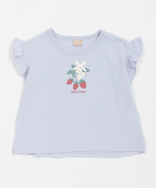 petit main（プティマイン）の「【プティプラ】GIRLS半袖Tシャツ２（Tシャツ/カットソー・キッズ・ライトブルー/ブラック/ライトピンク/オフホワイト・80ｃｍ/90cm/100cm/120cm/130cm/110cm）」の16枚目の写真