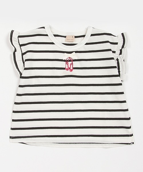 petit main（プティマイン）の「【プティプラ】GIRLS半袖Tシャツ２（Tシャツ/カットソー・キッズ・ライトブルー/ブラック/ライトピンク/オフホワイト・80ｃｍ/90cm/100cm/120cm/130cm/110cm）」の15枚目の写真