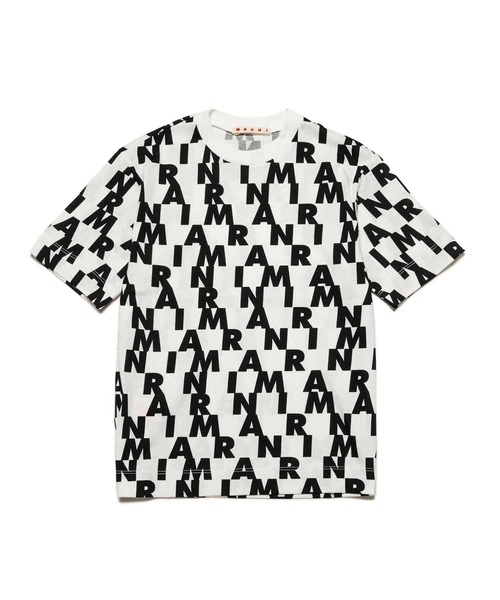 【セール】MARNI（マルニ）Kids & Junior ブランドロゴ半袖Tシャツカットソー（Tシャツ/カットソー）｜MARNI（マルニ） 6,040円