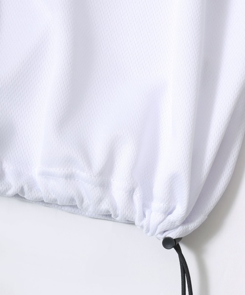 Lazar（ラザル）の「Soccer Game Shirt/オーバーサイズ 接触冷感/吸水速乾 メッシュ ユニフォームデザイン サッカーゲームシャツ Vネック 半袖Tシャツ/レディース メンズ（Tシャツ/カットソー・メンズ・ホワイト/ブルー系その他/ネイビー/ブラック系その他/ブラック/ホワイト系その他/ブルー系その他2/ブラック系その他2/ホワイト系その他2・L/M）」の16枚目の写真