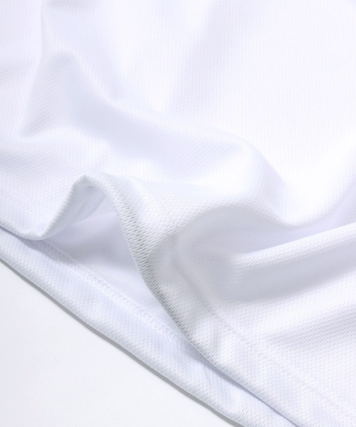 Lazar（ラザル）の「Soccer Game Shirt/オーバーサイズ 接触冷感/吸水速乾 メッシュ ユニフォームデザイン サッカーゲームシャツ Vネック 半袖Tシャツ/レディース メンズ（Tシャツ/カットソー・メンズ・ホワイト/ブルー系その他/ネイビー/ブラック系その他/ブラック/ホワイト系その他/ブルー系その他2/ブラック系その他2/ホワイト系その他2・L/M）」の15枚目の写真