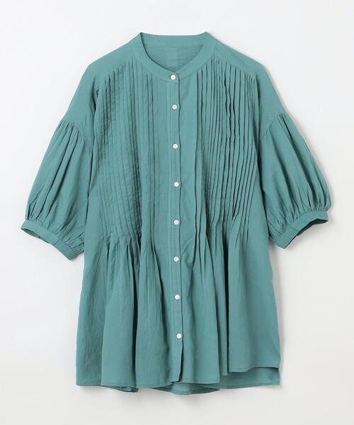 ANY（エニィ）の「ピンタックブラウス（シャツ/ブラウス・レディース・アイボリー系/ブラック系/グリーン系/ライトグレー系・F）」の21枚目の写真