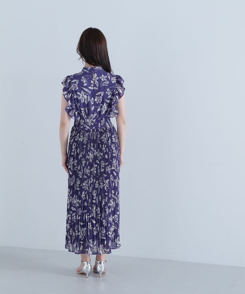 美品 mikiosakabe バイカラーフラワープリーツワンピース MISCH MASCH（ミッシュマッシュ）の「□2023秋冬新作□バイ