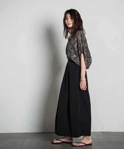 MAYSON GREY(メイソングレイ)の「ニュアンス柄ドルマンブラウス≪手洗い可能≫(シャツ/ブラウス・レディース・ブラウン系その他/グリーン系その他・M)」の10枚目の写真