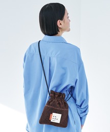 ONDOO ラメ2way巾着バッグ