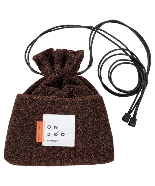 Wpc.(ダブリュピーシー)の「ONDOO ラメ2way巾着バッグ(ショルダーバッグ・レディース・ブラウン/ブラック/グレー/シルバー・FREE)」の13枚目の写真