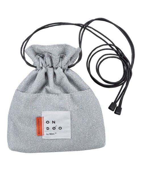 Wpc.(ダブリュピーシー)の「ONDOO ラメ2way巾着バッグ(ショルダーバッグ・レディース・ブラウン/ブラック/グレー/シルバー・FREE)」の14枚目の写真