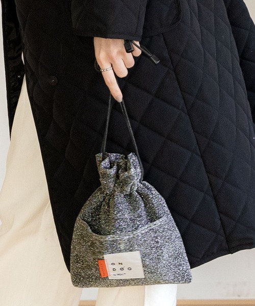 ONDOO ラメ2way巾着バッグ（ショルダーバッグ）｜Wpc.（ダブリュ