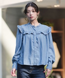 Levi's/リーバイス GIANNA ブラウスシャツ ミディアムインディゴ STEP UP