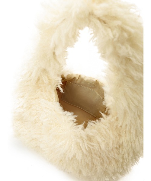 LILY BROWN(リリーブラウン)の「トップハンドルファーバッグ(トートバッグ・レディース・イエロー/その他/アイボリー・FREE)」の18枚目の写真