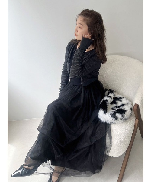 LILY BROWN(リリーブラウン)の「トップハンドルファーバッグ(トートバッグ・レディース・イエロー/その他/アイボリー・FREE)」の9枚目の写真