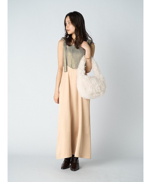 LILY BROWN(リリーブラウン)の「トップハンドルファーバッグ(トートバッグ・レディース・イエロー/その他/アイボリー・FREE)」の15枚目の写真