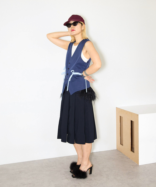TOGA PULLA（トーガ プルラ）の「TOGA PULLA COTTON SKIRT WITH