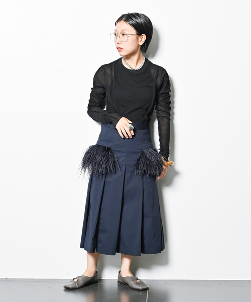 TOGA PULLA（トーガ プルラ）の「TOGA PULLA COTTON SKIRT WITH