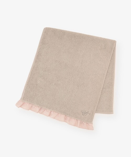 Afternoon Tea(アフタヌーンティー)の「フリルフェイスタオル/ヴェロニカ・ハリム(タオル・レディース・イエロー/ネイビー/アイボリー/ピンク・ONE SIZE)」の5枚目の写真