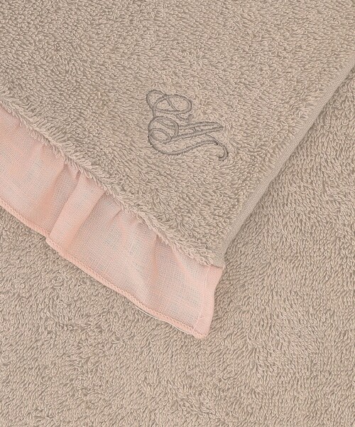 Afternoon Tea(アフタヌーンティー)の「フリルフェイスタオル/ヴェロニカ・ハリム(タオル・レディース・イエロー/ネイビー/アイボリー/ピンク・ONE SIZE)」の6枚目の写真