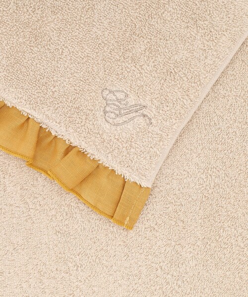 Afternoon Tea(アフタヌーンティー)の「フリルフェイスタオル/ヴェロニカ・ハリム(タオル・レディース・イエロー/ネイビー/アイボリー/ピンク・ONE SIZE)」の10枚目の写真