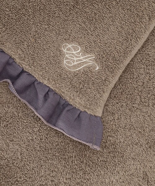 Afternoon Tea(アフタヌーンティー)の「フリルフェイスタオル/ヴェロニカ・ハリム(タオル・レディース・イエロー/ネイビー/アイボリー/ピンク・ONE SIZE)」の16枚目の写真