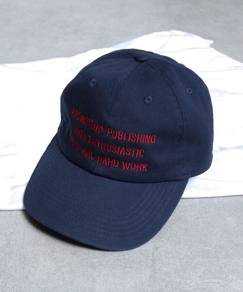 FFEIN（フェイン）の「＊新色追加【FFEIN(フェイン)】刺繍3連ロゴキャップ（キャップ・メンズ・レッド/ベージュ/ダークグリーン/ブルー/ブラック/ブラウン/ネイビー・FREE）」の5枚目の写真