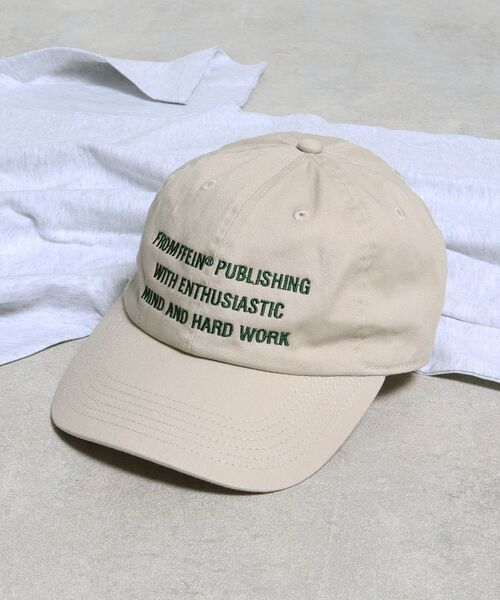 FFEIN（フェイン）の「＊新色追加【FFEIN(フェイン)】刺繍3連ロゴキャップ（キャップ・メンズ・レッド/ベージュ/ダークグリーン/ブルー/ブラック/ブラウン/ネイビー・FREE）」の9枚目の写真